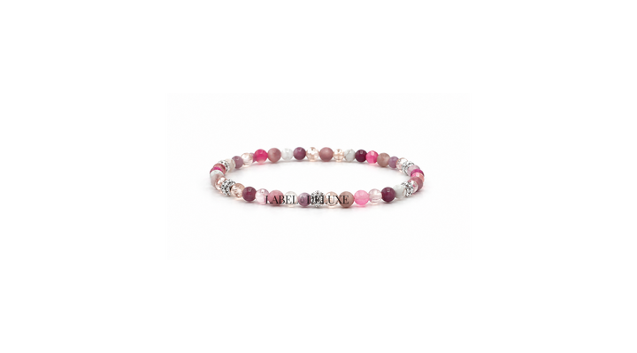 Karma JewelryBracelet 84564EL - Kralen Armband Dames - Spiral Lover Anna - Meerkleurig - 4 MM - 18 cm