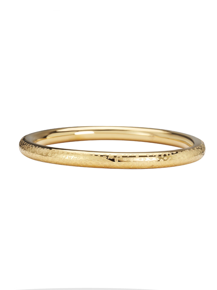 Rose & Camellia Armband 7501 - Bracelet Round Bangle Panther - Goud - 5 MM