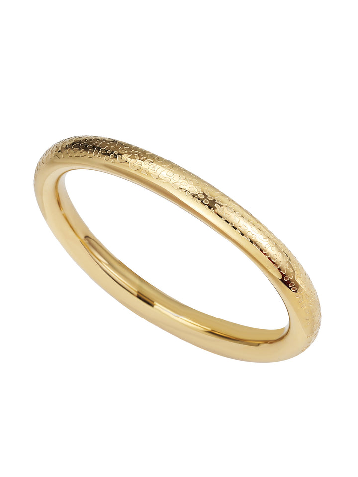 Rose & Camellia Armband 08956 - Bracelet Round Bangle Panther - Goud - 7 MM