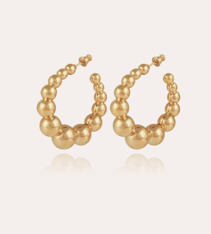 Gas Bijoux 418774 Andy Hoop Earrings Small - Gouden Dames Oorbellen - 4 CM