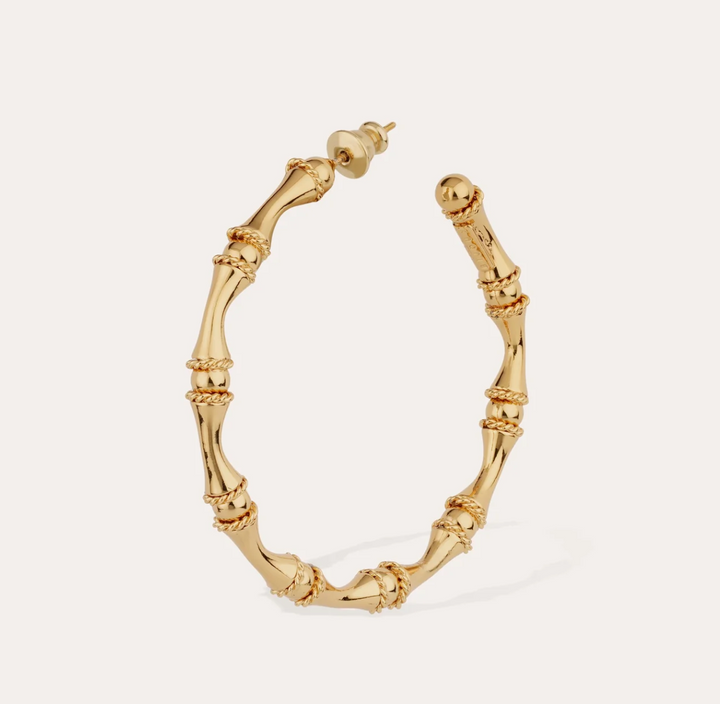 Bambou Hoop 714699 - Dames Oorbellen - Goud