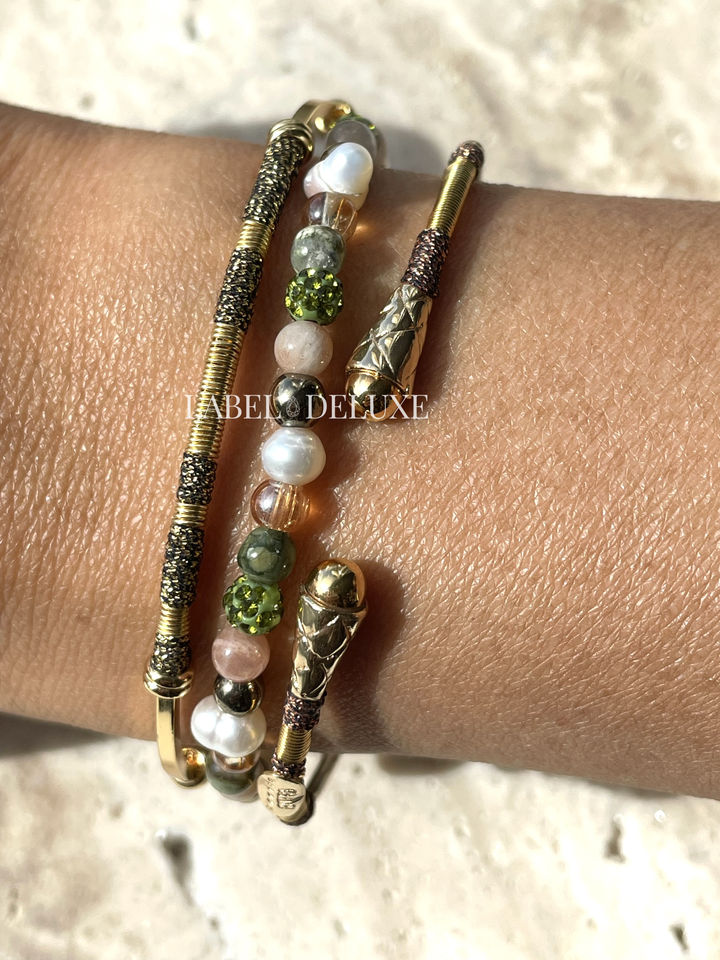 Gas Bijoux armband 500791 - Epique bracelet - brons goud - 16,5 CM