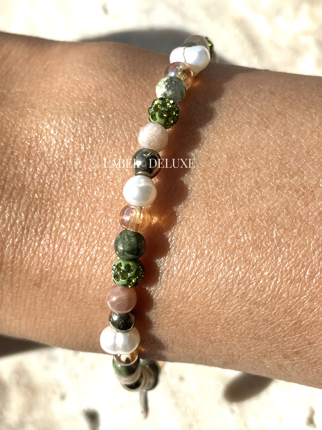 Karma Jewelry bracelet 84636EL - Dames Armband - Spiral Klaire XXS - Groen - 18 CM