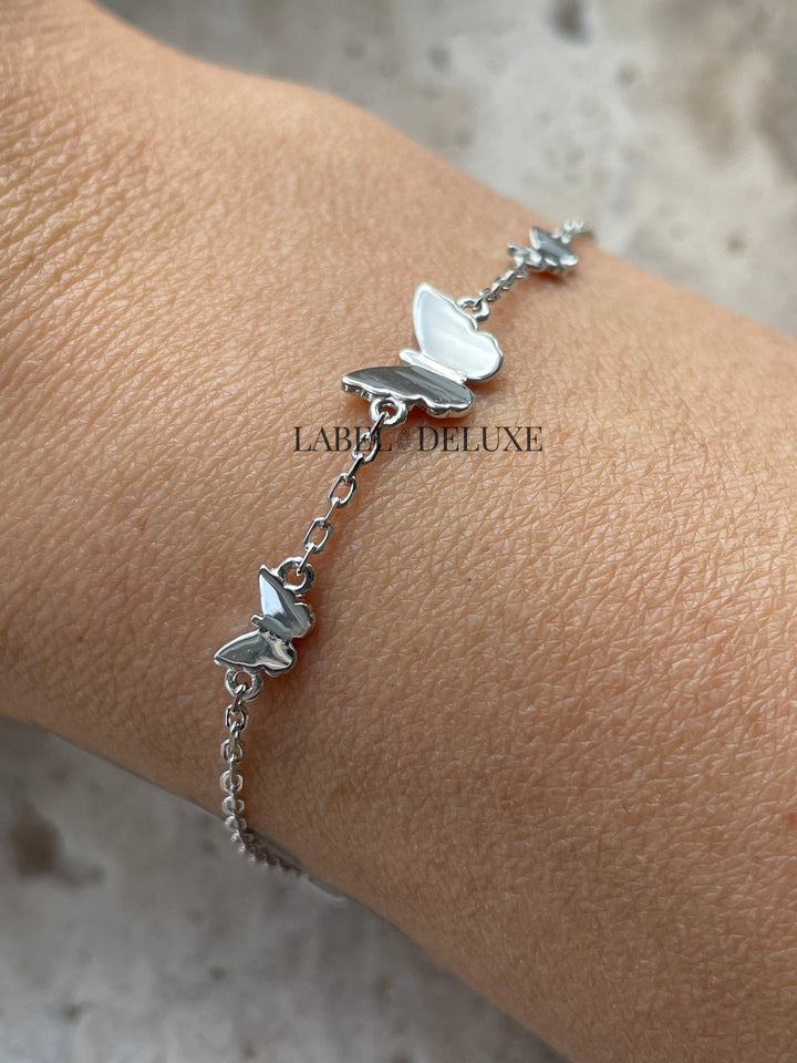 Karma Jewelry 94170S Bracelet Fone Butterfly - Zilveren Damesarmband - 16 + 3 CM