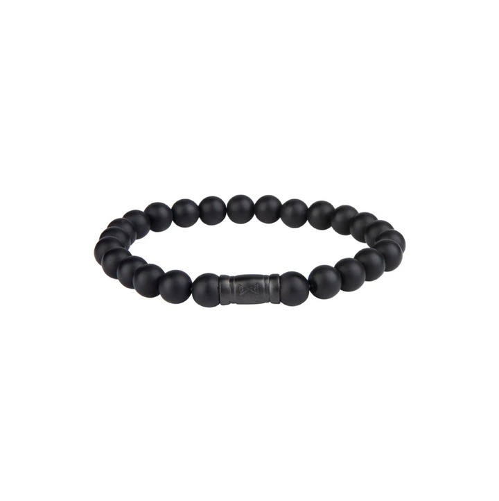 Aze Jewels AZ-BS002-A-175 - Heren Armband - Bracelet Black Elk Peak - 8mm - 17,5cm