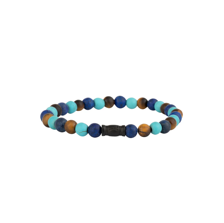 Aze Jewels AZ-BS609-A-175 - Heren Armband - Bracelet Mount Sinai - 6mm - 17,5cm