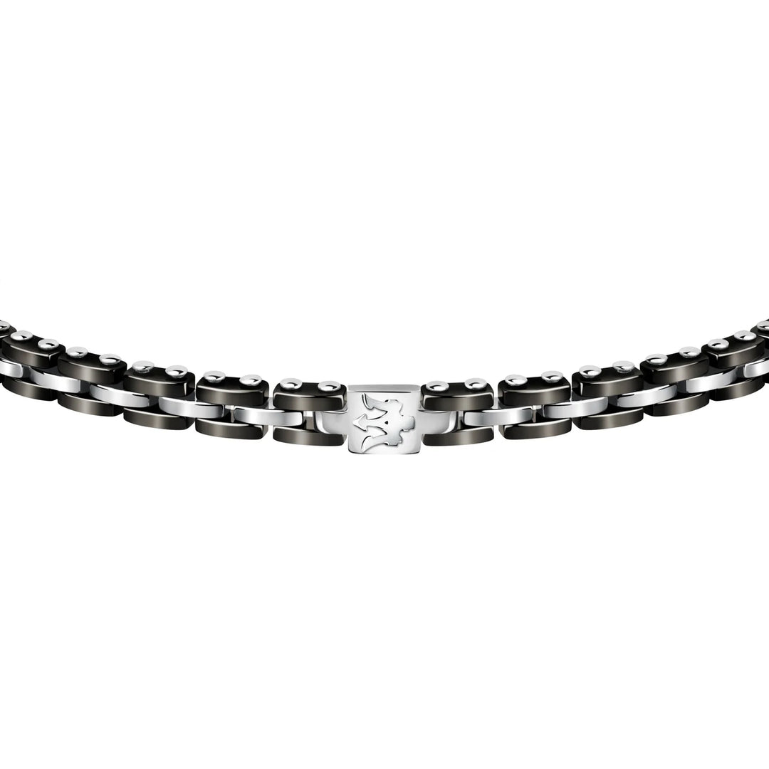 Maserati Iconic JM420ATI02 - Heren Armband - Keramiek - Zwart - 21 cm