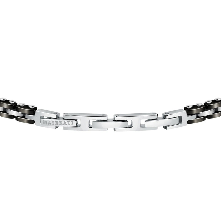 Maserati Iconic JM420ATI02 - Heren Armband - Keramiek - Zwart - 21 cm
