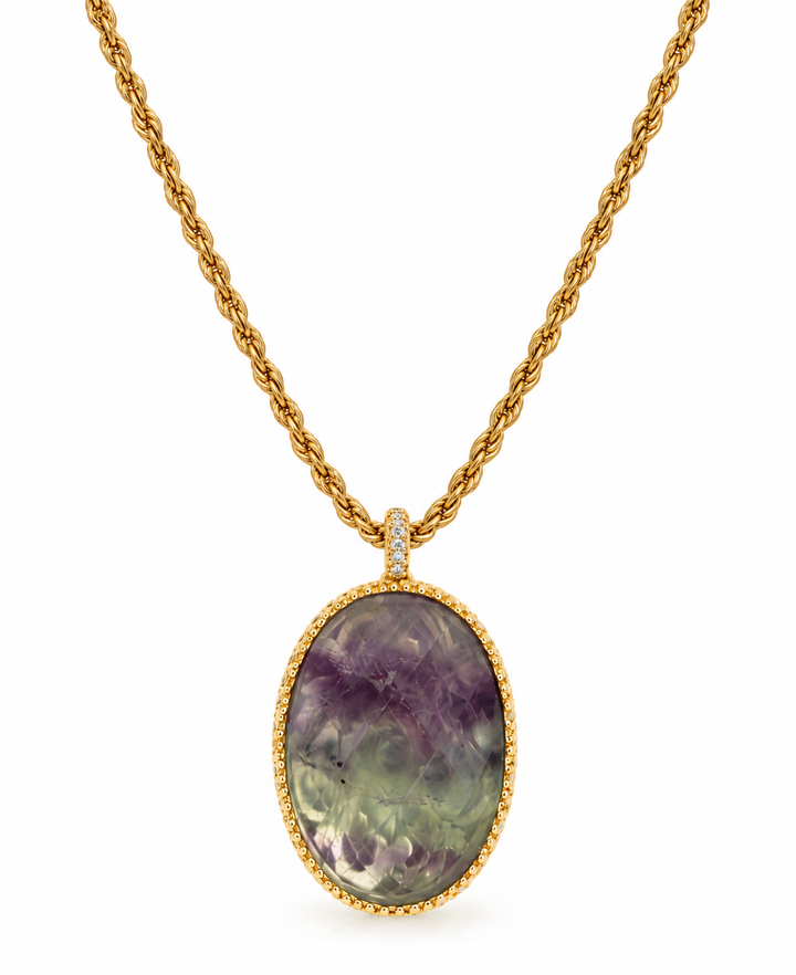 Fluorite HP LDLNECfluo -  Ketting - Goud