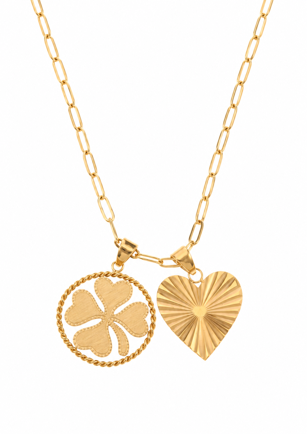 Lucky Clover Heart 708955 - Ketting - 60 cm