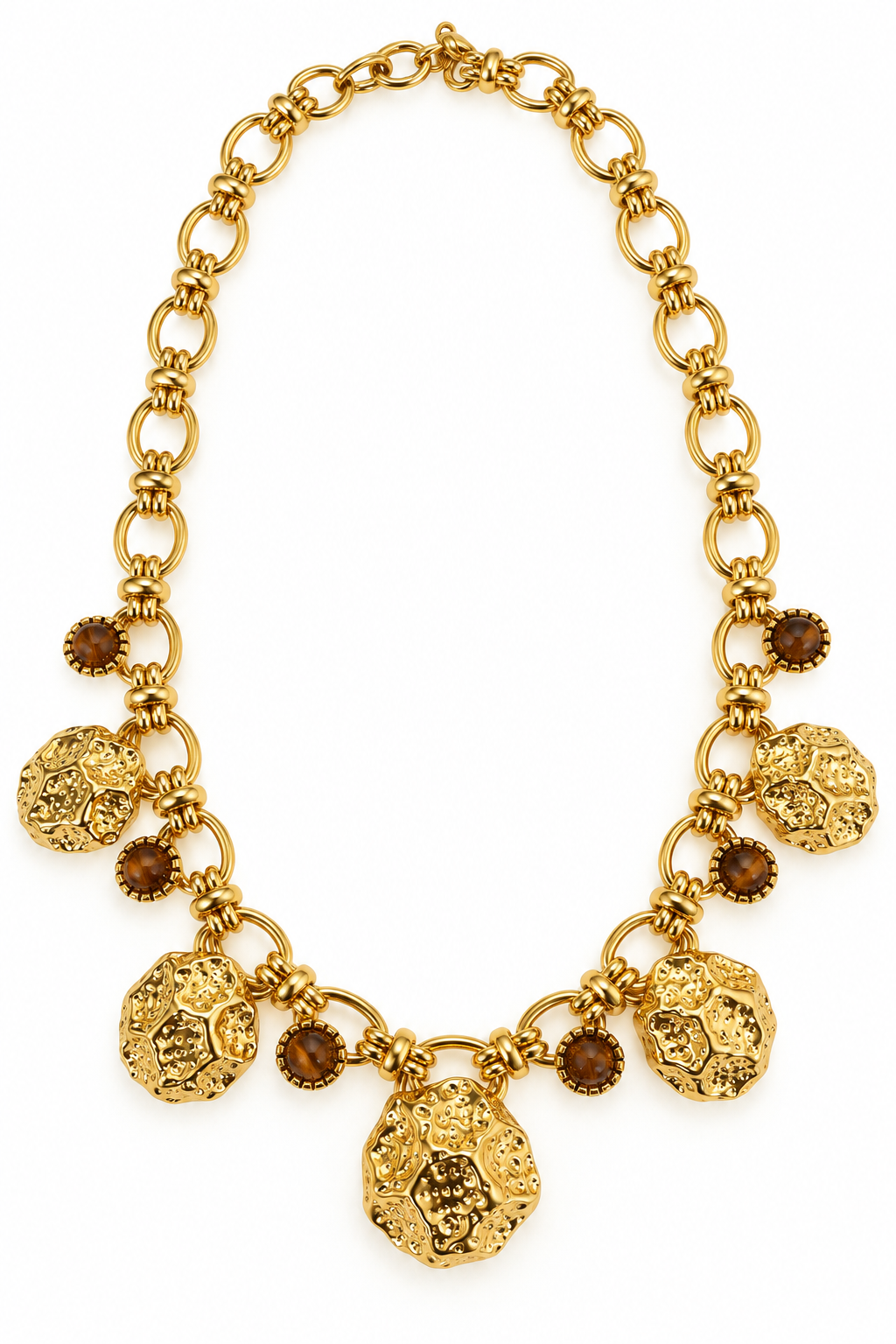 Eye of the Tiger LDLNECKtiger - Ketting - Tijgeroog - Goud