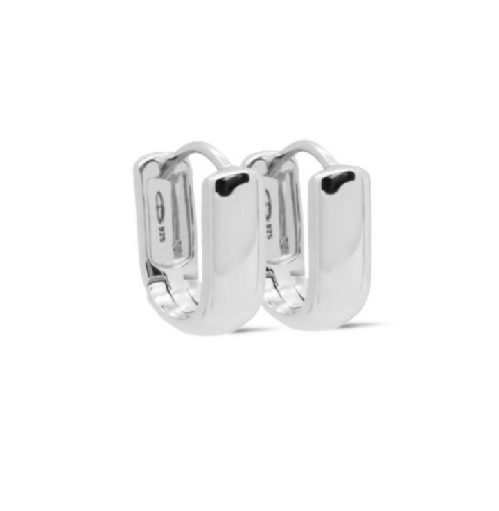Karma Jewelry earrings H422S - Dames Oorbellen - Hoops Marry - Zilver - 1,0 cm