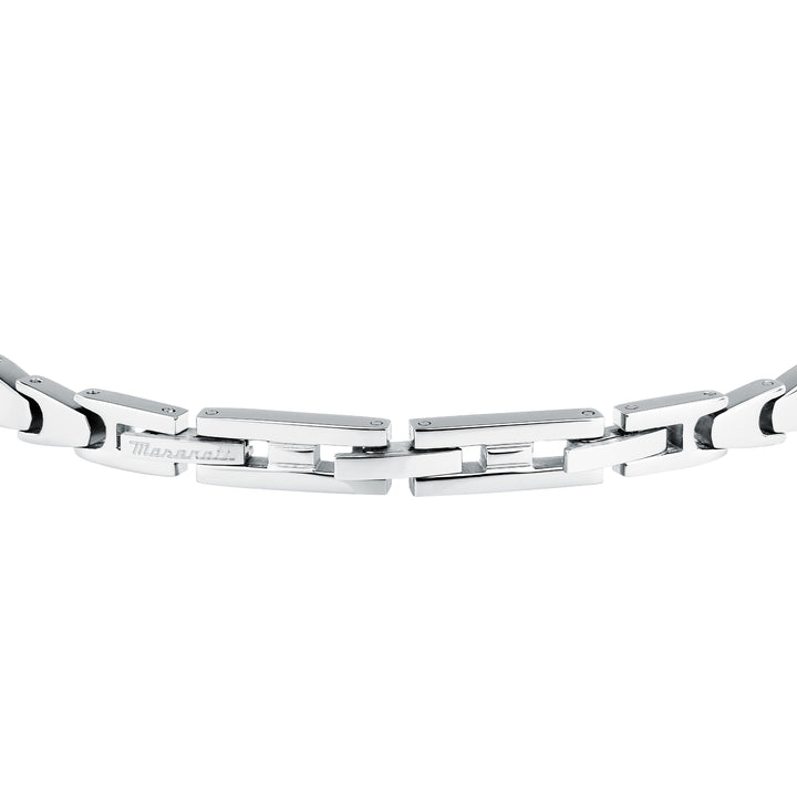 Iconic Bracelet JM225AVD84 - Heren Armband - Zilverkleurig, Goudkleurig en Blauw - 18 + 3,5 cm