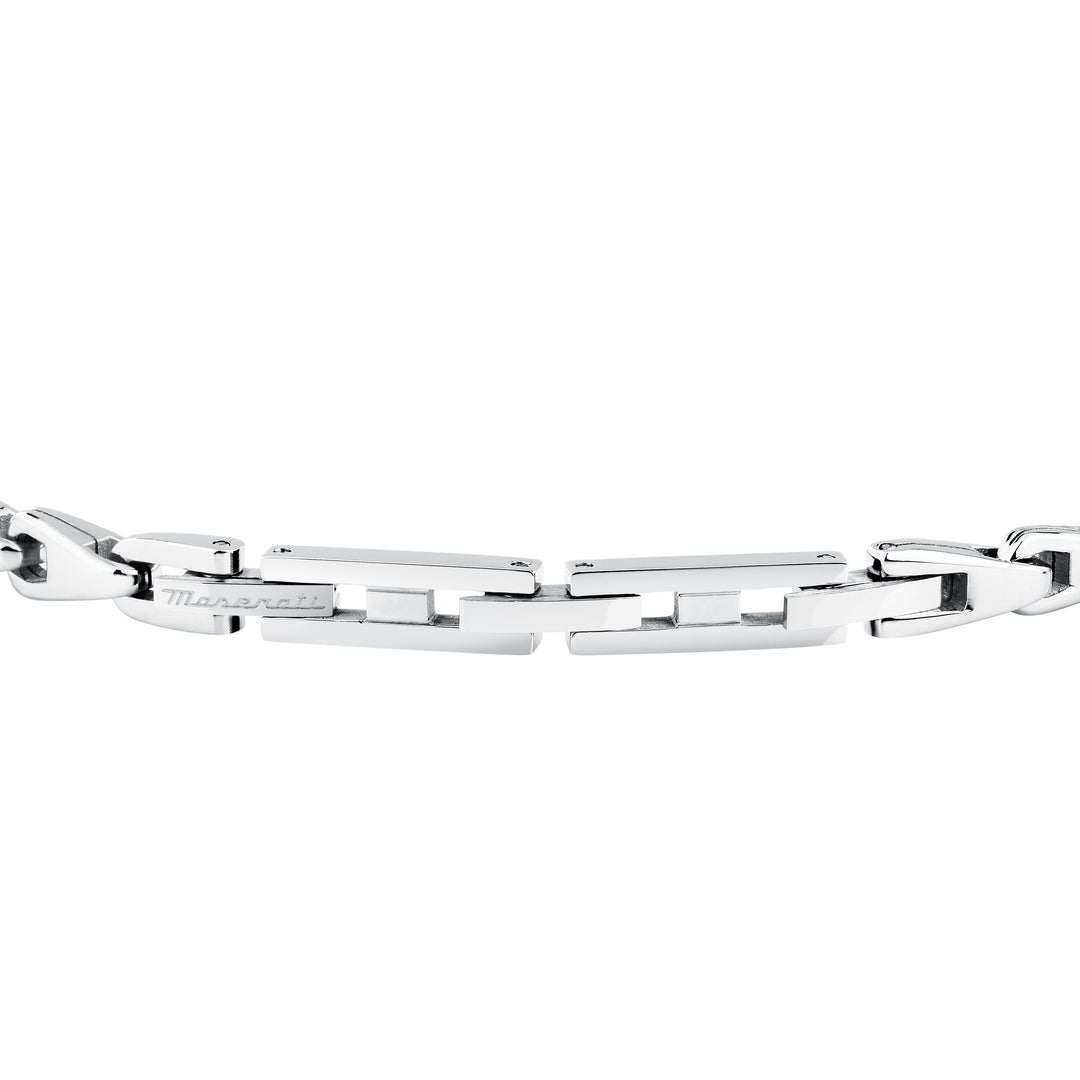 Maserati Iconic JM425AVD102 - Heren Armband - Roestvrij staal - Zilver Goudkleurig - 18.5 + 3 CM