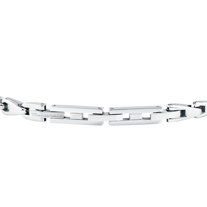 Maserati Iconic JM425AVD102 - Heren Armband - Roestvrij staal - Zilver Goudkleurig - 18.5 + 3 CM