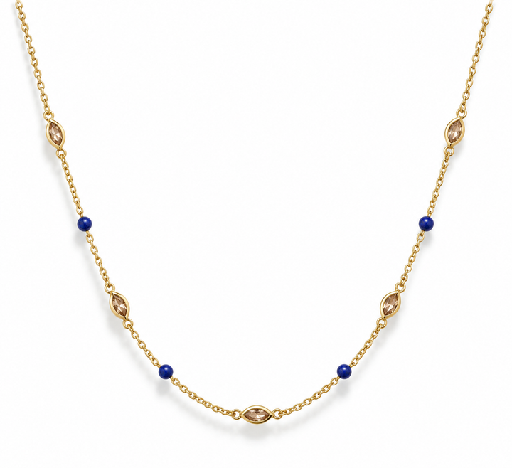 Jolly T310GP_SB - Ketting - Blauw Champagne - Goud