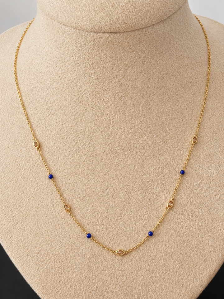 Jolly T310GP_SB - Ketting - Blauw Champagne - Goud