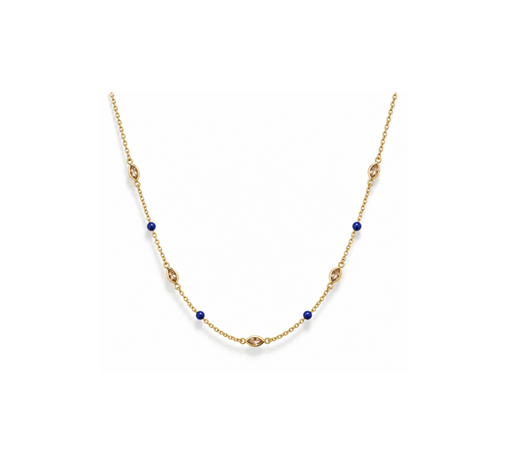 Jolly T310GP_SB - Ketting - Blauw Champagne - Goud