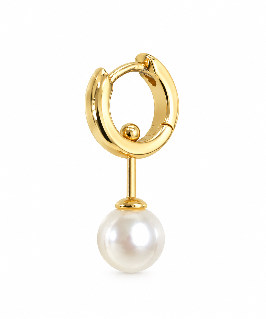 Label Deluxe Earrings LDLGO2014421PAR - Parel Oorbellen - Goud - 2,1 cm