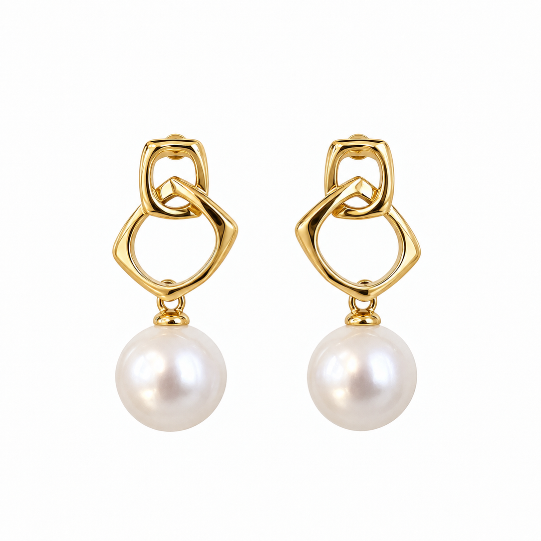 Label Deluxe Collection oorstekers LDLGO2034120PAR - Symii - Goud - 2,0 cm