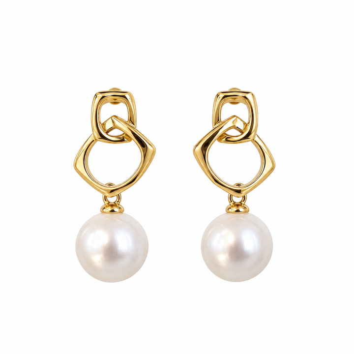 Label Deluxe Collection oorstekers LDLGO2034120PAR - Symii - Goud - 2,0 cm