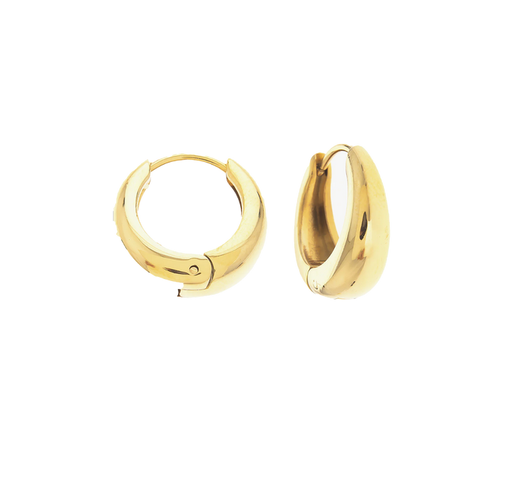 Label Deluxe Bijoux earrings LDLGOopen01 - Dames Oorbellen - Basic Open Earrings - Goud - 1,7 CM