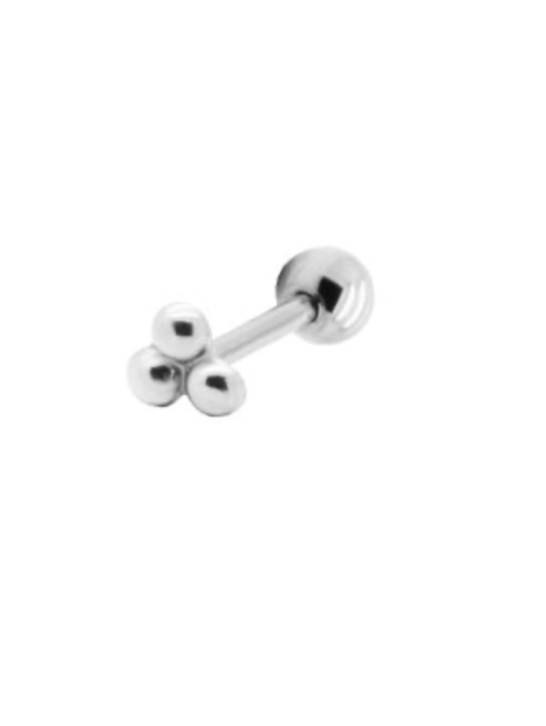 Triple Dots PC57S - Piercing - Sterling Zilver