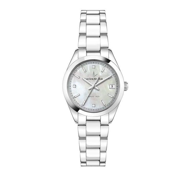 Lucien Rochat watch Madame R0453114501 - Quartz Dameshorloge - 32mm - Zilver Mother of Pearl