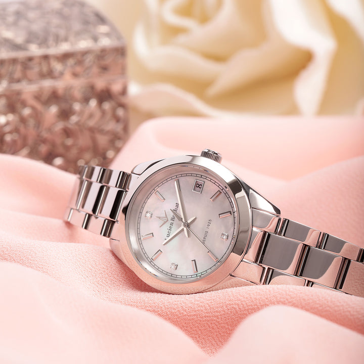 Lucien Rochat watch Madame R0453114501 - Quartz Dameshorloge - 32mm - Zilver Mother of Pearl