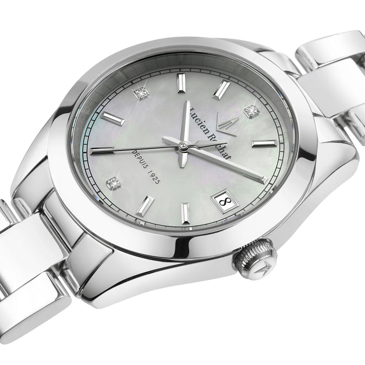 Lucien Rochat watch Madame R0453114501 - Quartz Dameshorloge - 32mm - Zilver Mother of Pearl