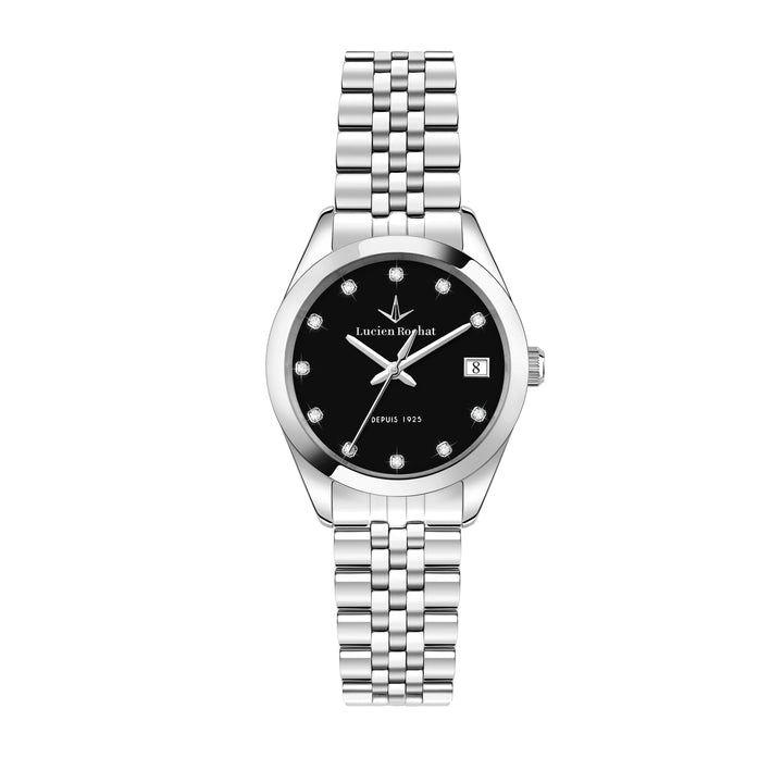 Lucien Rochat watch Madame R0453114502 - Quartz Dameshorloge - 32mm - Zwart Zilver