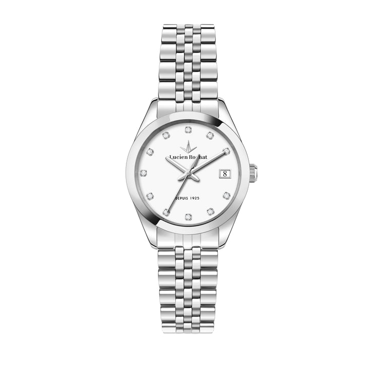Lucien Rochat watch Madame R0453114510 - Quartz Dameshorloge - 32mm - Zilver Wit