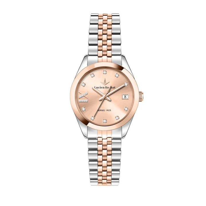 Lucien Rochat watch Madame R0453114511 - Quartz Dameshorloge - 32mm - Rosegoud Zilver