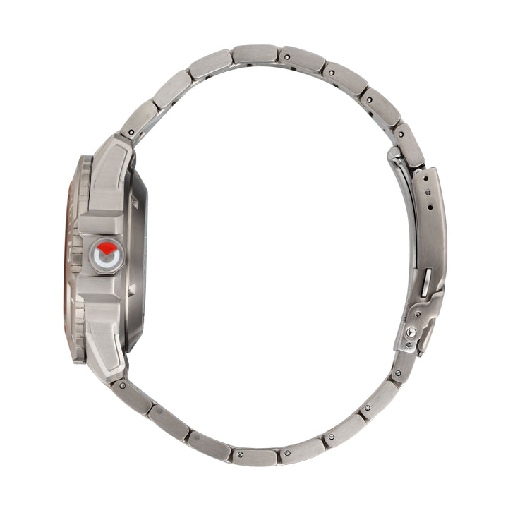Sector No Limits watch R3223135005 Titanium Special Edition - Automatic Herenhorloge - 43 MM - Zilver/Oranje