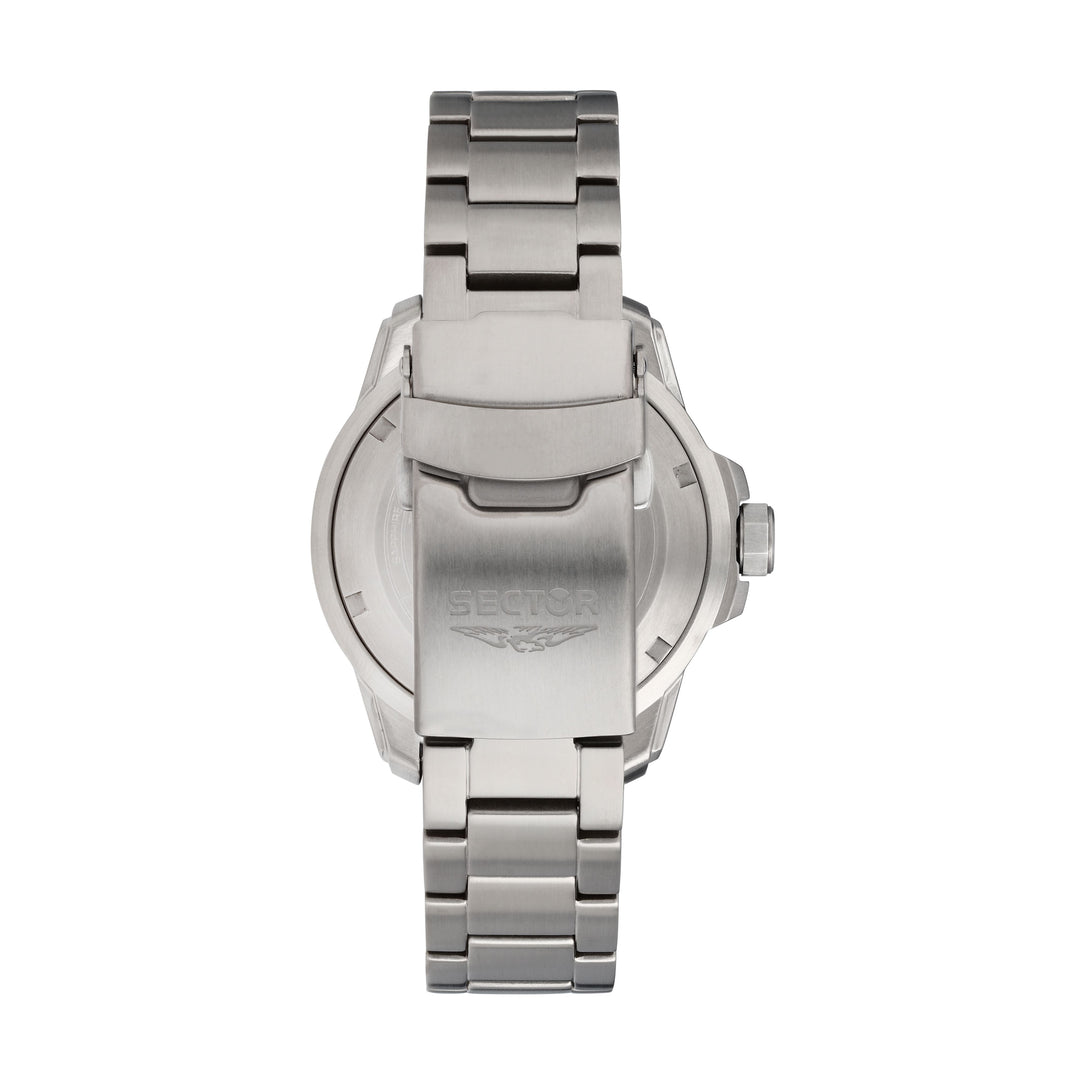 Sector No Limits watch R3223135005 Titanium Special Edition - Automatic Herenhorloge - 43 MM - Zilver/Oranje