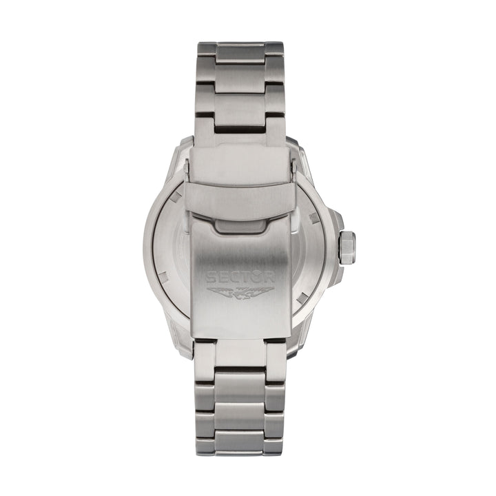Sector No Limits watch R3223135005 Titanium Special Edition - Automatic Herenhorloge - 43 MM - Zilver/Oranje