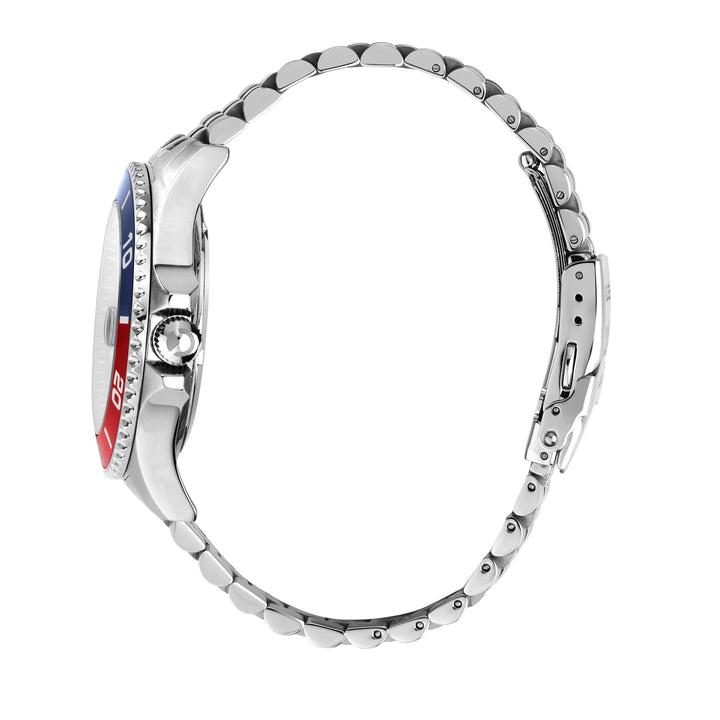 Sector No Limits watch R3223161018 230 Automatic Collection Special Pack - Herenhorloge - 43 MM - Zilver/Rood Blauw
