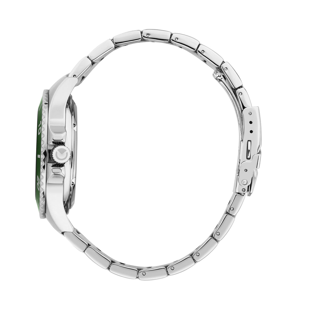Sector No Limits watch R3223161020 230 Automatic Collection - Herenhorloge - 43 MM - Zilver/Groen