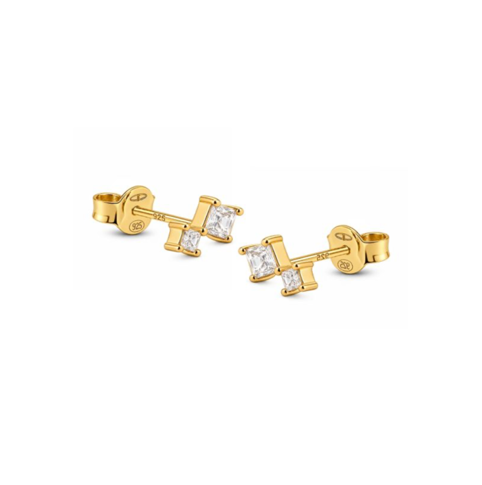 Double Squared R68GP - Oorbellen - Goud