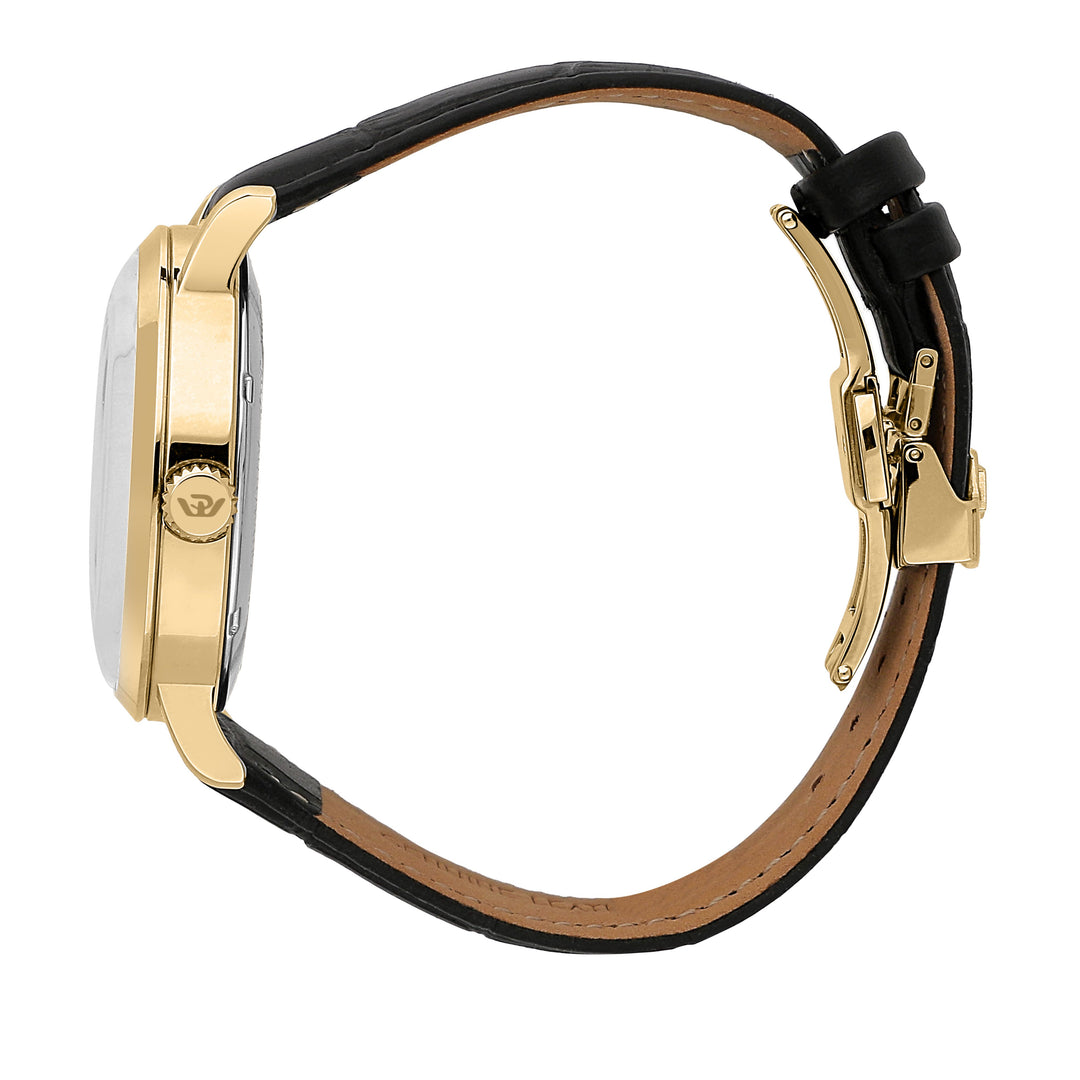 Philip Watch Sunray Classic R8221180018 - Automatisch Herenhorloge - 41 MM - Goud/Wit/Zwart