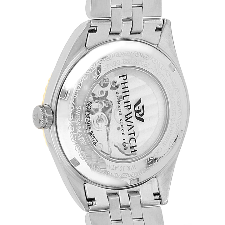 Philip Watch Caribe Urban R8223597025 - Automatisch Swiss Made Herenhorloge - 41 MM - Zilver/Goud
