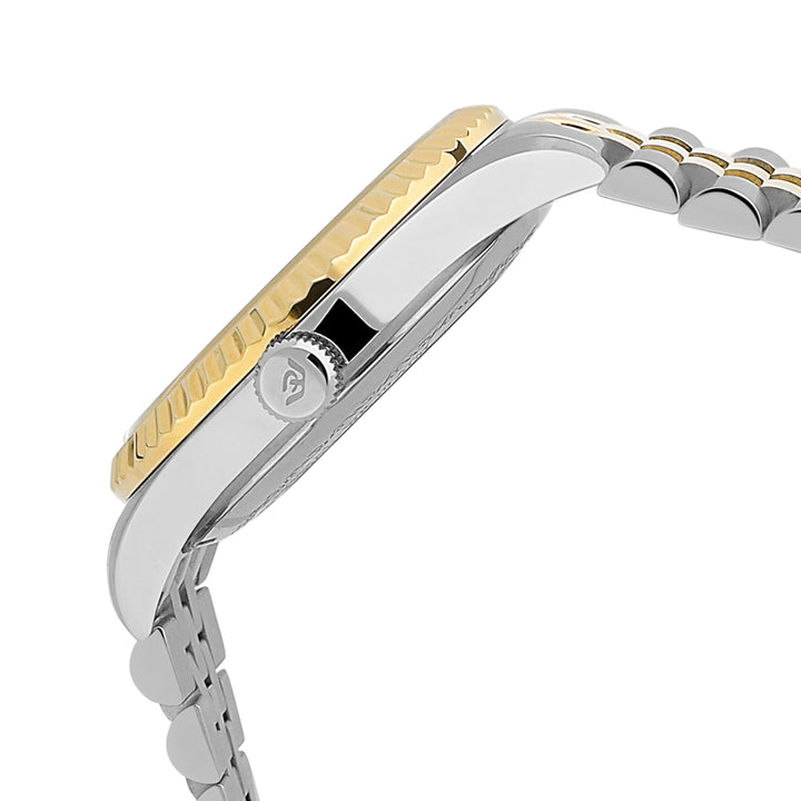 Philip Watch Caribe Urban R8223597025 - Automatisch Swiss Made Herenhorloge - 41 MM - Zilver/Goud
