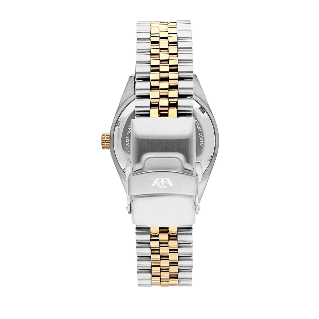 Philip Watch Caribe Urban Lady R8253107519 - Swiss Made Dameshorloge - 31 MM - Zilver/Goud
