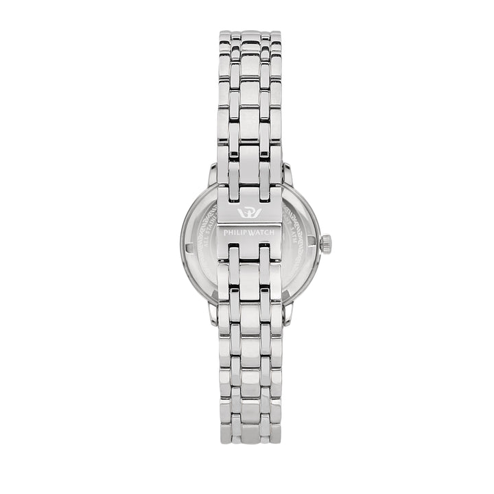 Philip Watch Audrey R8253150514 - Swiss Made Dameshorloge - 30 MM - Zilver/Crème Wit