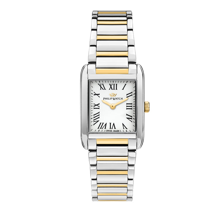 Philip Watch Museum Lady R8253225501 - Swiss Made Dameshorloge - 24.70x34.10 MM - Goud/Zilver