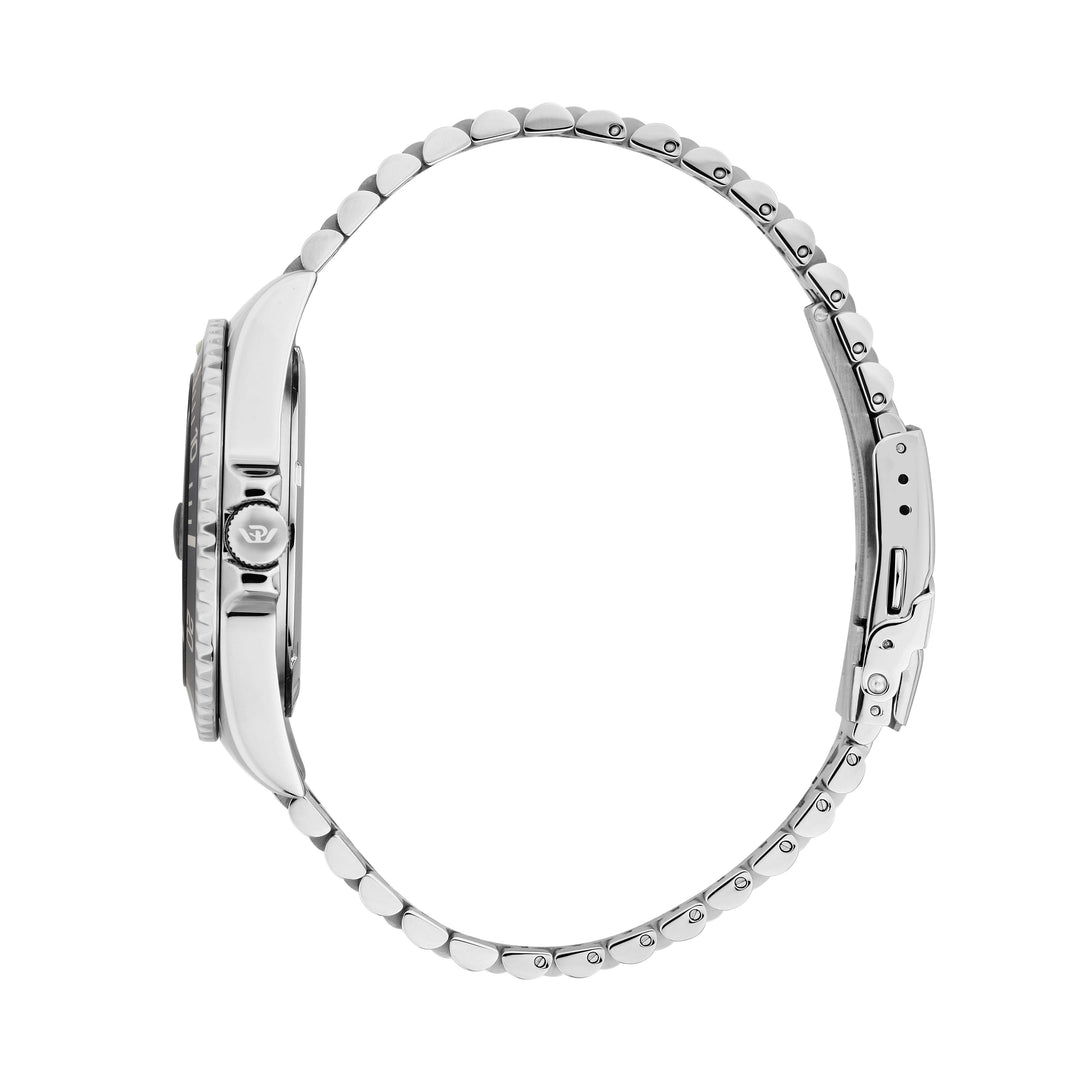 Philip Watch Caribe Sport R8253597127 - Swiss Made Herenhorloge - 42 MM - Zilver/Zwart
