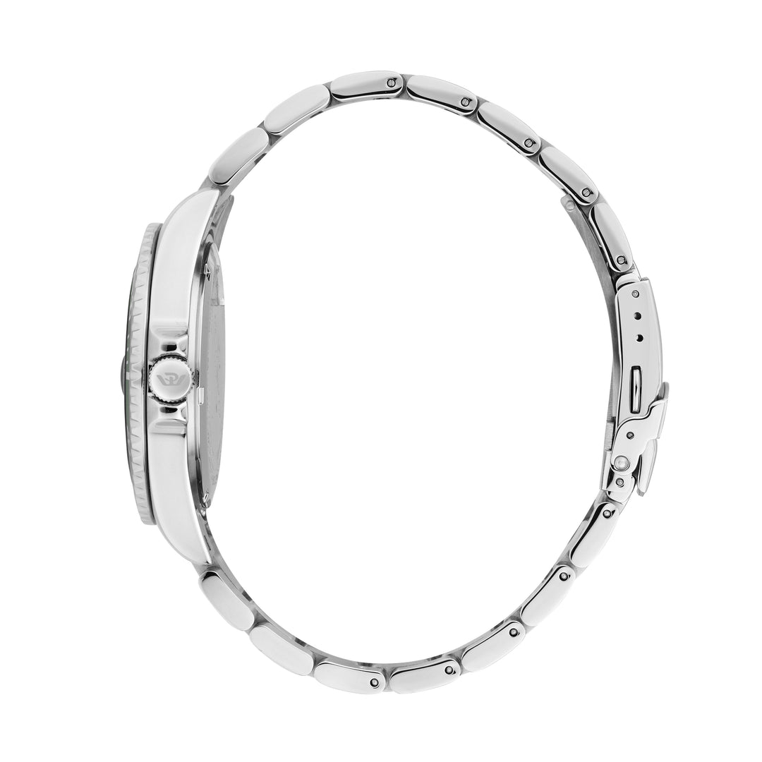 Philip Watch Caribe Sport R8253597128 - Swiss Made Herenhorloge - 42 MM - Zilver/Groen