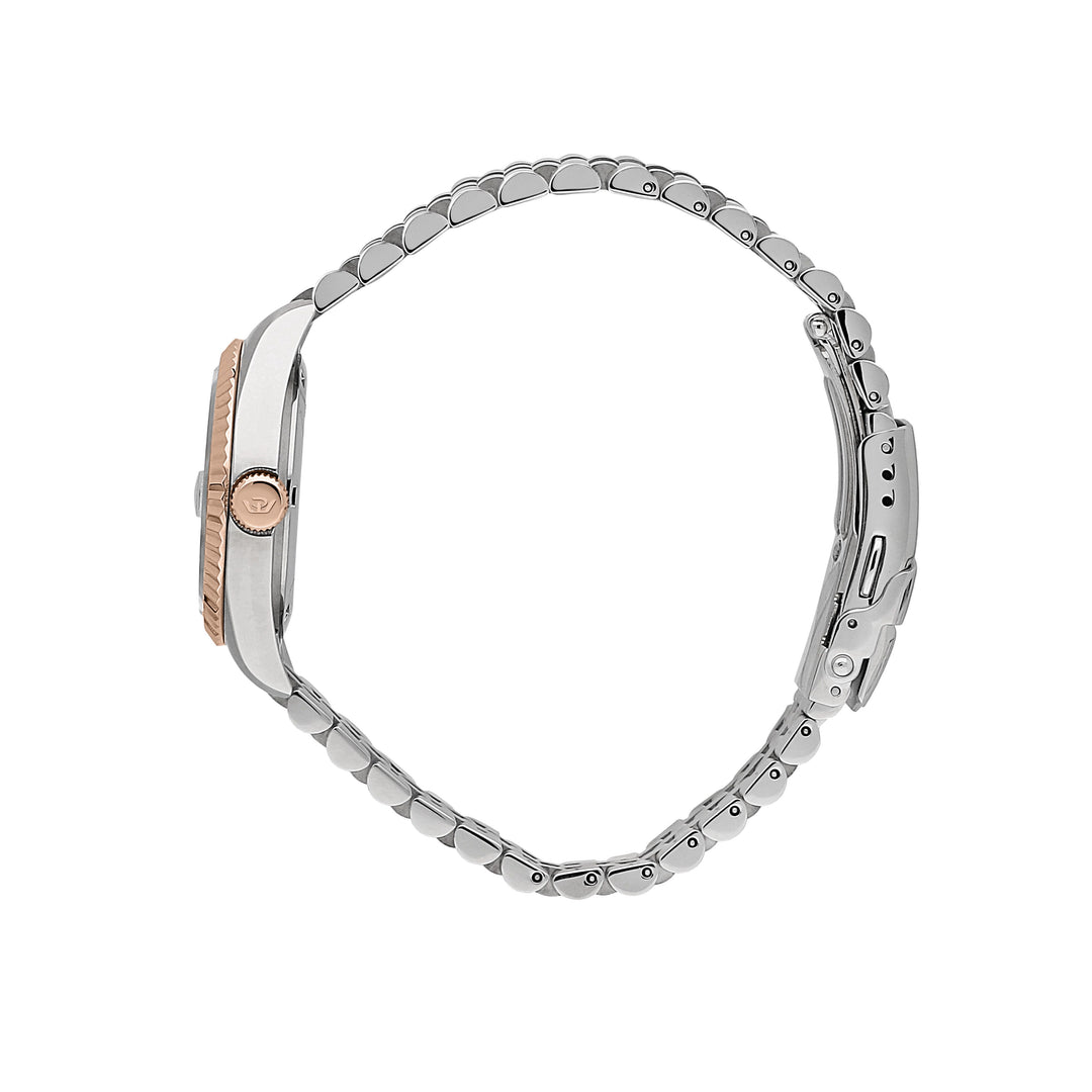 Philip Watch Caribe Urban Lady R8253597596 - Swiss Made Dameshorloge - 31 MM - Zilver/Rosé Goud