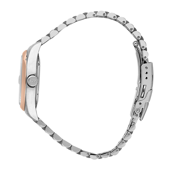 Philip Watch Caribe Urban Lady R8253597620 - Swiss Made Dameshorloge - 39 MM - Zilver/Rosé Goud