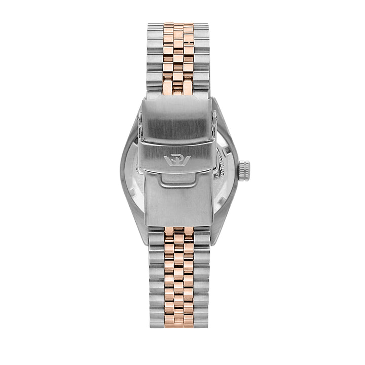 Philip Watch Caribe Urban Lady R8253597620 - Swiss Made Dameshorloge - 39 MM - Zilver/Rosé Goud